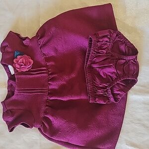 Gymbboree dress purple set new born photo